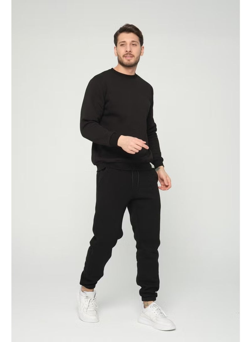Four Man Konforset Sweatshirt and Jogger Sweatpants Double Set - Image 4